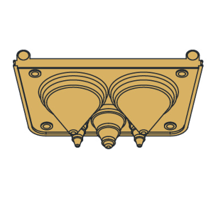 X-Plate for SG350HX (VPE 5 Stk.)