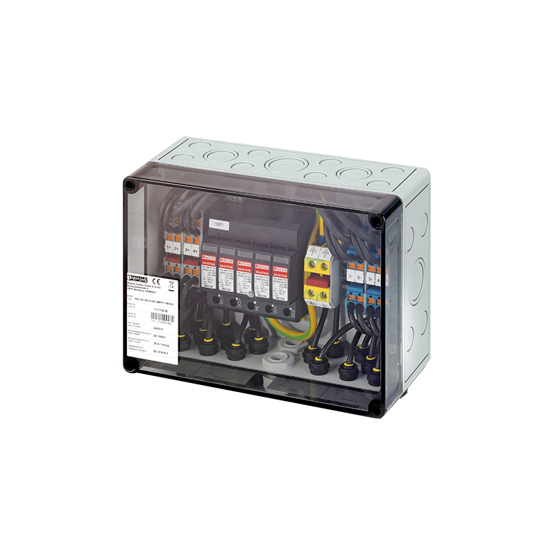 Surge protection box 2 MPPT, type 1+2