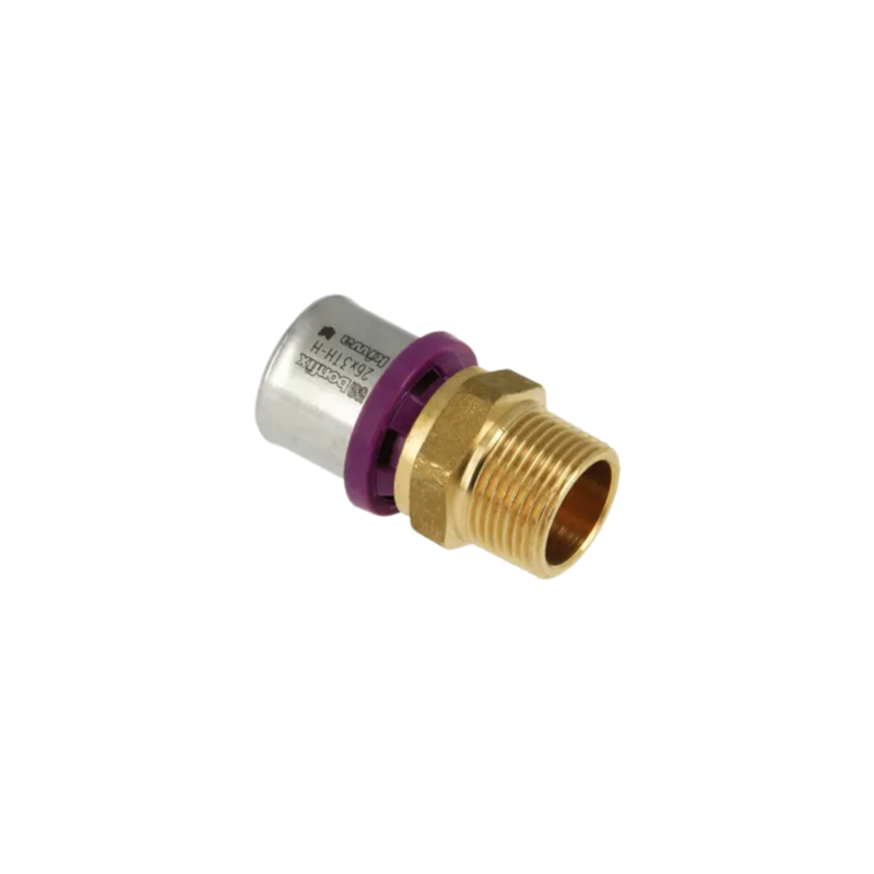 BONFIX 2000230 - Perskoppeling recht - Messing - 26 x 1/2" G M