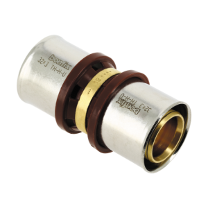 BONFIX 2000140 - Alu-pers rechte koppeling - 32 x 32 mm