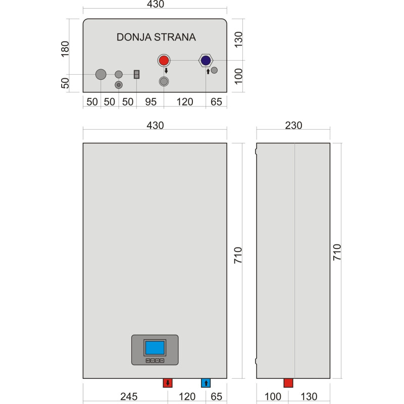 Mikoterm mTronic 7000 EU (9 kW) - Elektrische cv-ketel