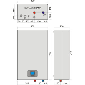Mikoterm mTronic 7000 EU (18 kW) - Elektrische cv-ketel