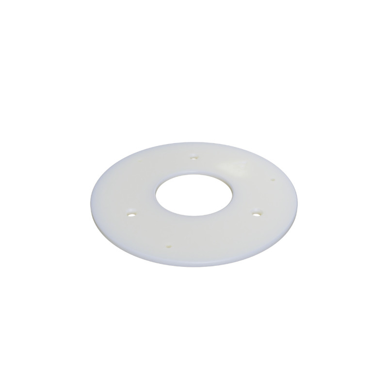 Witte montage plaat voor de AJAX Dome camera