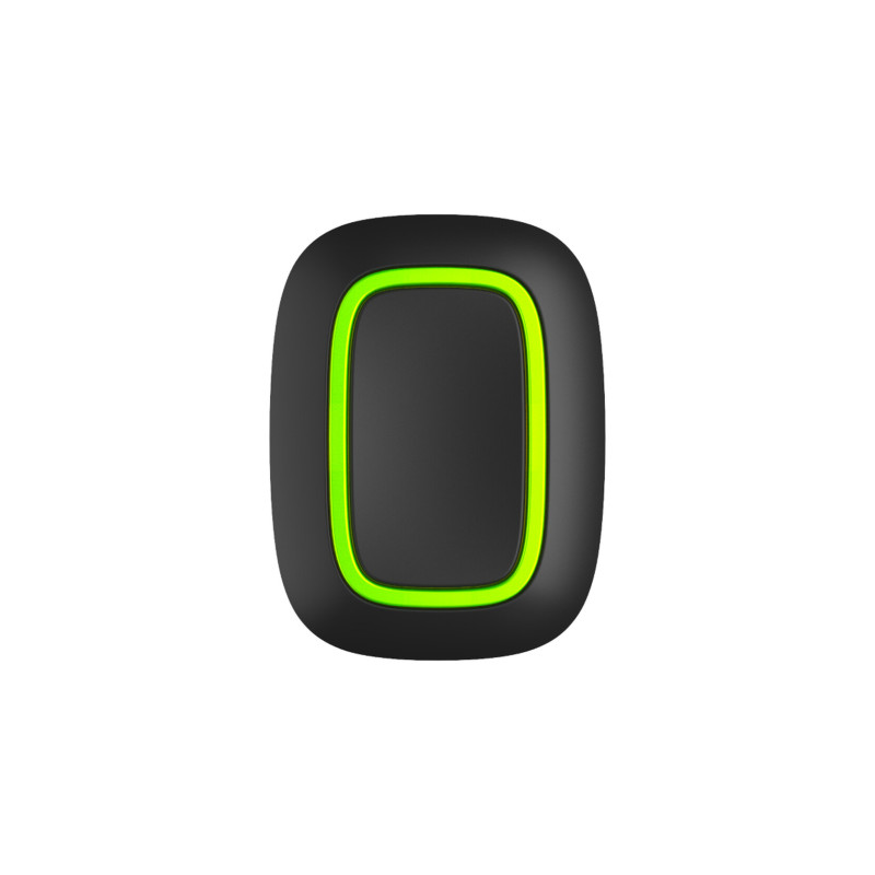 Ajax Button, zwart, draadloze paniek en scenario knop