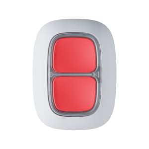 Ajax DoubleButton, wit, draadloze overvalknop