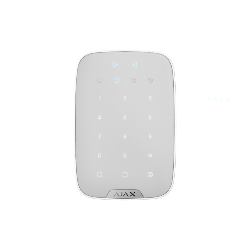 Ajax KeyPad Plus, wit, keypad met rfid lezer