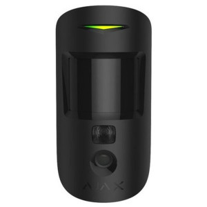 Ajax MotionCam HDR, zwart, draadloze PIRCAM