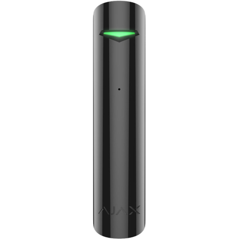 Ajax GlassProtect, zwart, draadloze akoestische glasbreuk