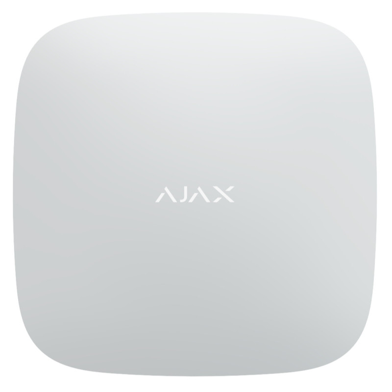 Ajax Hub, wit, met GSM en IP communicatie