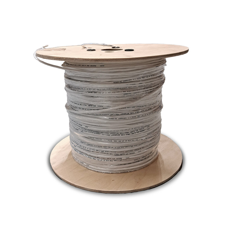 Alarmkabel 2x0,5 2x0,22mm2 afgeschermd Cca LSZH 500 meter