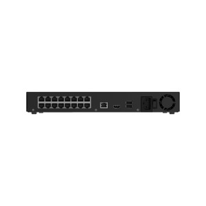 Ajax Baseline NVR met HDMI, 2 harddisk tray, 16 kanalen, 16 PoE, AC, zwart