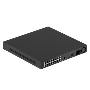 Ajax Baseline NVR met HDMI, 2 harddisk tray, 16 kanalen, 16 PoE, AC, zwart