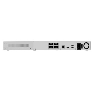 Ajax Baseline NVR met HDMI, 2 harddisk tray, 8 kanalen, 8 PoE, AC, wit