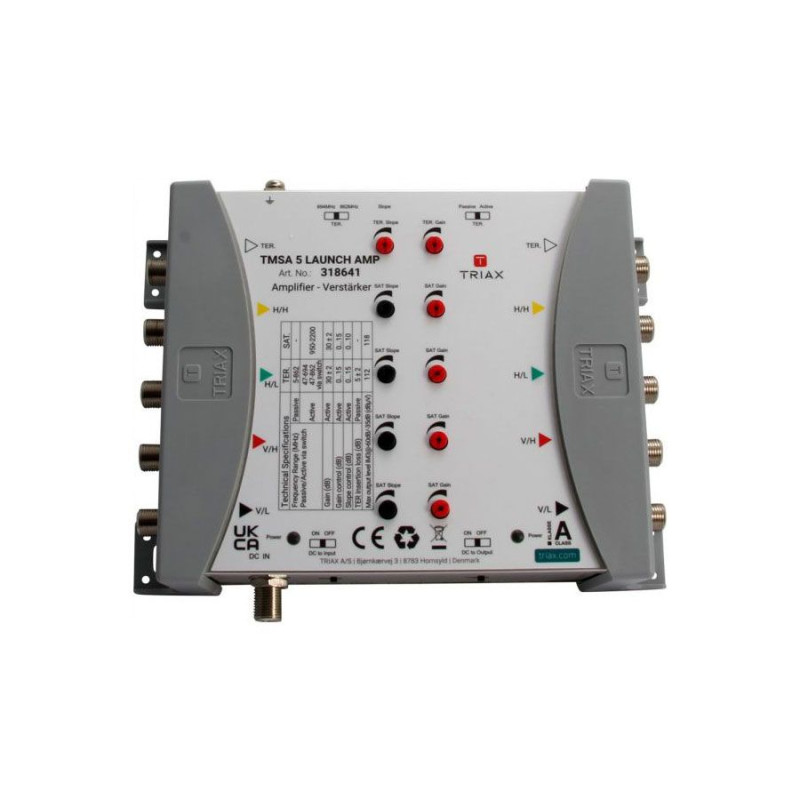 Triax 318641 TMSA 5 Launch AMP multiswitch versterker