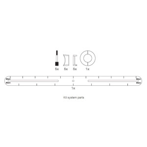 Inverto IDLB-MC-Set 03 Multiconnect houder 5 LNB's opop