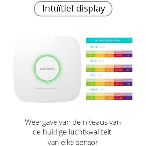 Edimax AI-2002W luchtkwaliteitsmeter met wifi