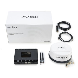 Avtex AMR104X complete kit 4G router R104X + ant. LG55AN WIT