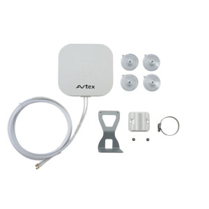 Avtex P55AN 2 Elementen 5G portable mimo-antenne Wit