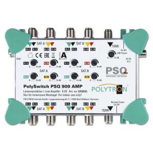 Polytron PSQ 909 AMP Multiswitch lijnverst. 9 in 9 uit opop