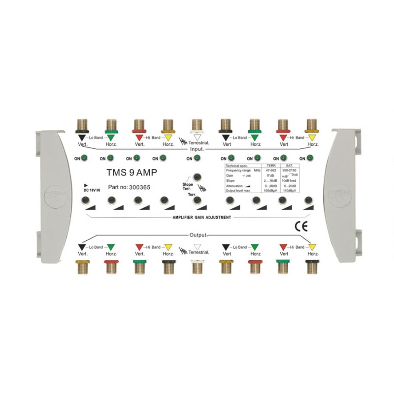 Triax TMS 9 AMP multiswitch versterker opop