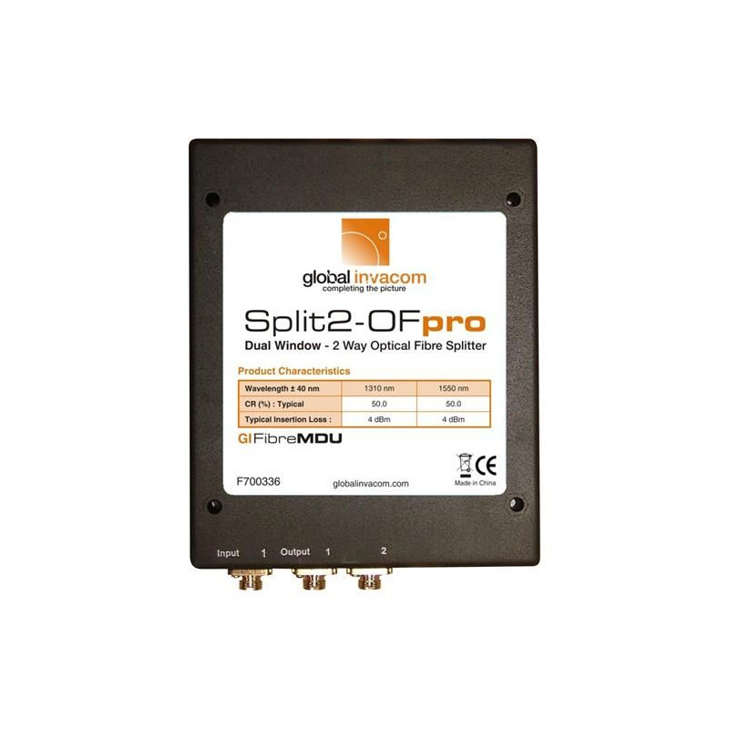 Global Invacom SPLIT 2OPro Optical Splitter 2-voudig