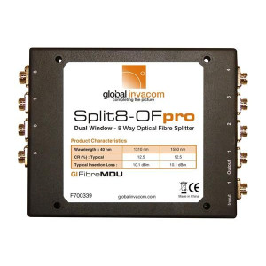Global Invacom SPLIT 8OPro Optical Splitter 8-voudig