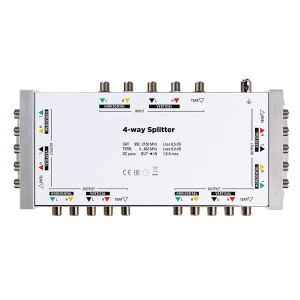 Polytron PSG 520S 4-weg verdeler voor cascade 5 IN, 4x 5 OUT