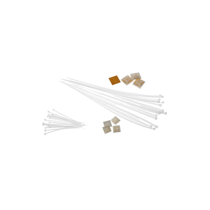 Geros 4.8x200 kabelbinder naturel 100 stuks