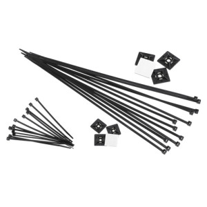 Geros 4.8x430 kabelbinder zwart 100 stuks