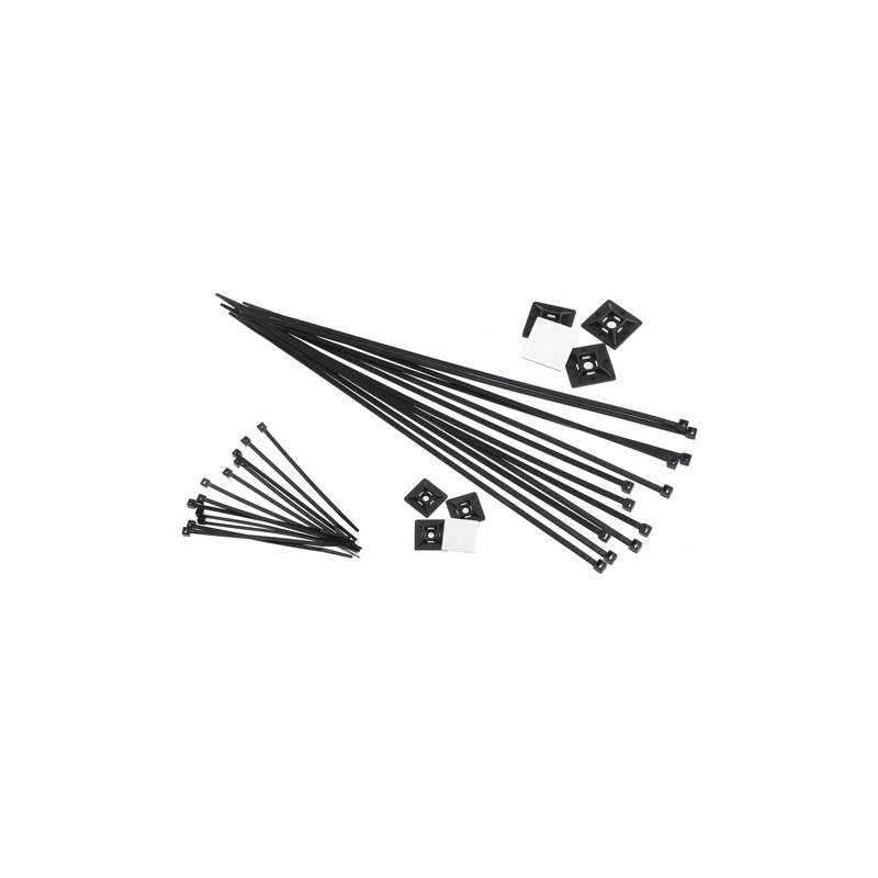 Geros 4.8x430 kabelbinder zwart 100 stuks