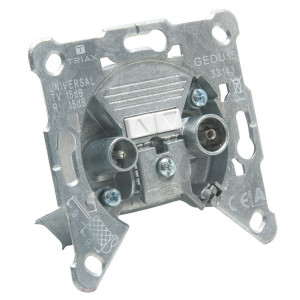 Triax GEDU 15 dB R/TV WCD 5-2400Mhz wide band Rijgdoos