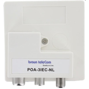 Braun Telecom POA 3 IEC-NL Radio-TV-DATA/Modem verdeler