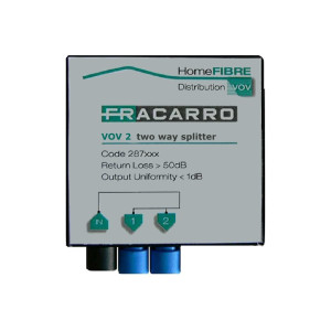 Fracarro VOV 2 Splitter 2-voudig,(3,9dB), mini conn.