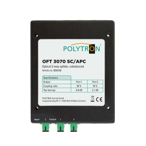 Polytron OFT 3070 SC/APC 2-weg Optische Tap 30/70