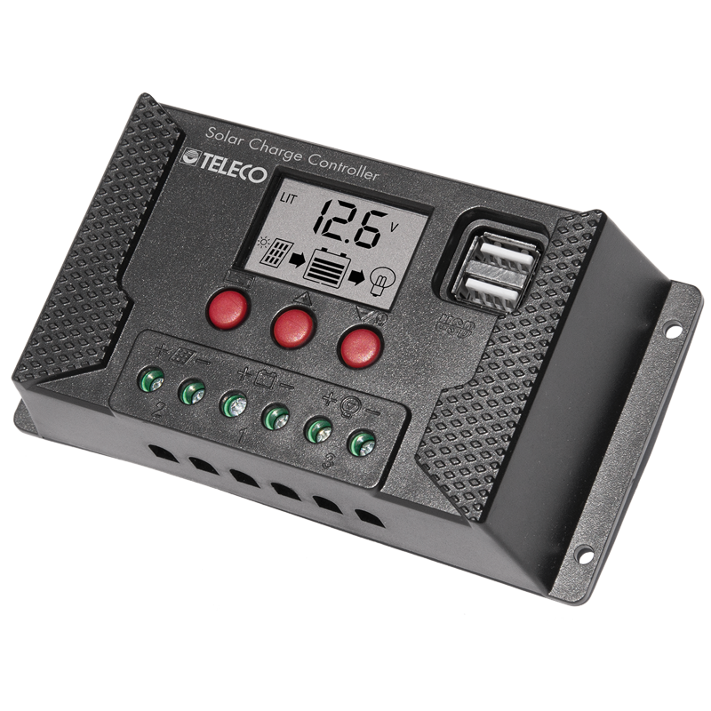 Teleco PWM SPC20/1 Laadcontroller 12V/20A