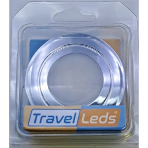 TravelLeds inb spot Ch 80mm 6+6 Leds 3K+6K schroef