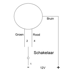 TravelLeds inb spot Ch 80mm 6+6 Leds 3K+6K schroef