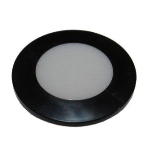 TravelLeds inb spot zwart 70mm 6+6 Leds 3K+6K schroef