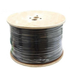 Belden H125 coax PVC zwart 500 mtr. Haspel Eca