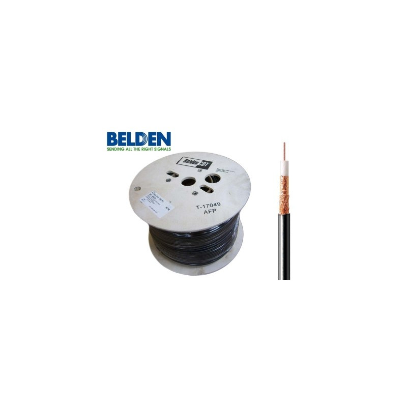 Belden PRG11 coax PE rol 100 mtr.