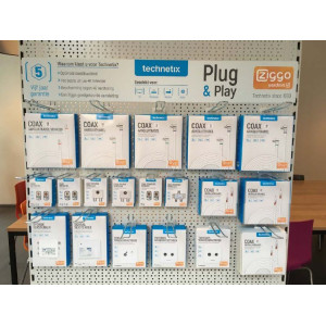 Technetix RLA++21-3-S SHOP CATV IEC coaxkabel 3mtr. Ziggo