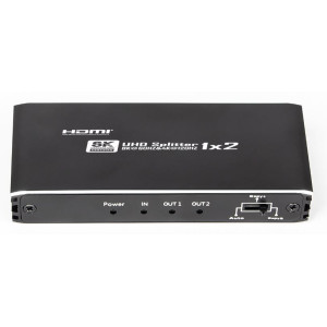 8K HDMI Splitter 1 in 2 uit