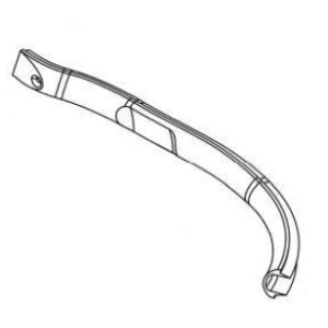 Teleco 10541 spare part rechter kabelafdekk. lnb arm E.65/85