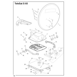 Teleco 12679 spare part Feedstang T.65