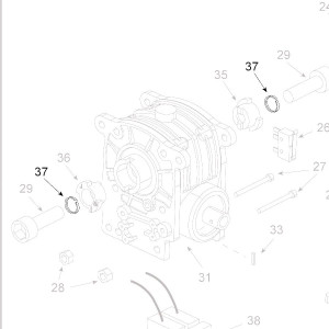 Teleco 13503 spare part Onderlegring grower D10 T.65/85