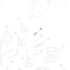 Teleco 03081 spare part Schroef M5x25 T.65/85