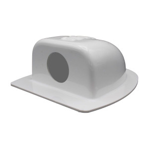 Teleco 19714 spare part Kabeldoorvoer wit T.65/85