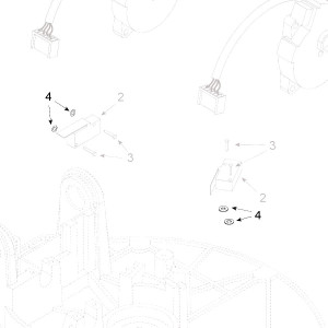 Teleco 06817 spare part Platte onderlegring D3 CL.E.65/85
