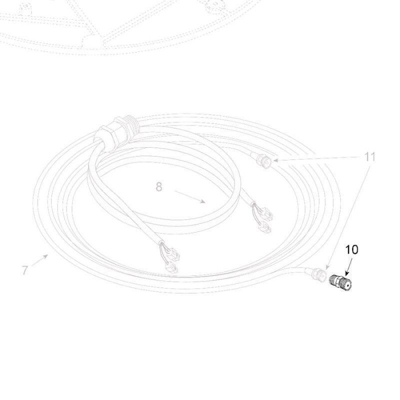 Teleco 03280 spare part Stekkertje dubbel FF13 CL.E.65/85
