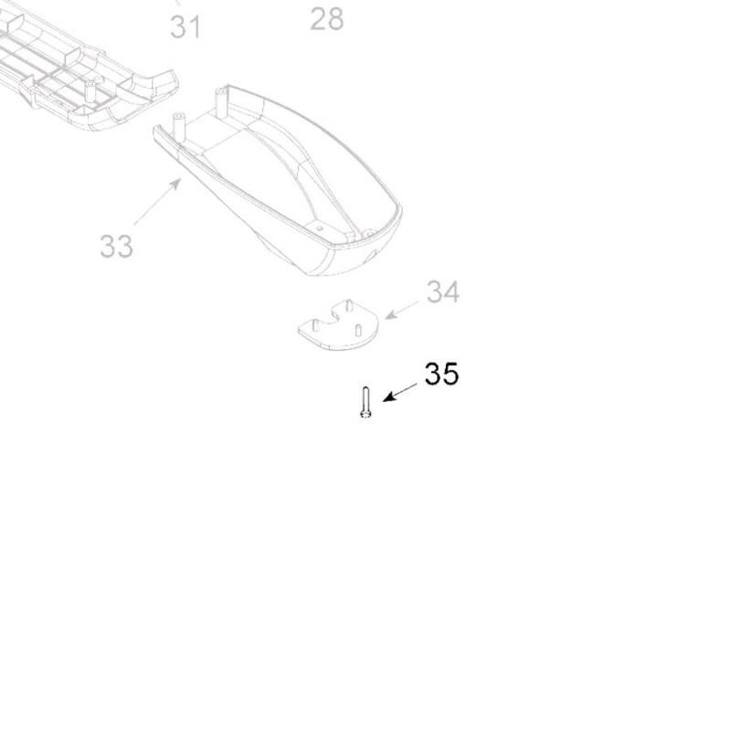 Teleco 10783 spare part Zelftapp.schroef M3.9x13 E.Voy.65/85